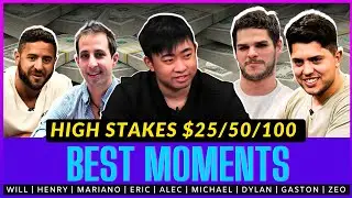 BEST MOMENTS HIGH STAKES with Mariano, Alec Torelli, Zeo, King Henry & Eric | Hustler Casino Live