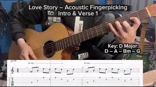 Acoustic Fingerpicking Exercise – Love Story