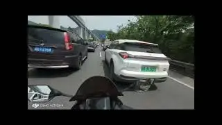 Hero Biker Clears Path for Ambulance in Heavy Traffic | Real-Life Road Hero Saves the Day