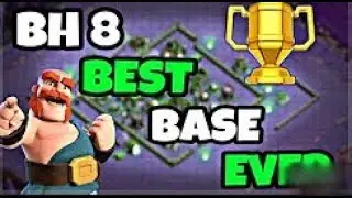 BUILDER HALL 8| TOP PLAYER BASE IN 2018 |IMPOSSIBLE TO DISTROY| CLASH ON|
