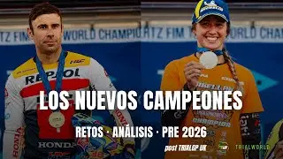 Berta Abellán y Toni Bou Campeones Mundo 2025. La Honda eléctrica subcampeona. Análisis Trial 2025