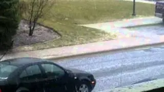 Hail Storm in McHenry, IL on March 20, 2011