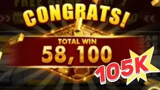 LUCKY GOLDBRICKS | BIG WIN 105K | I LOVE JILI GAMES #slot #games #casino