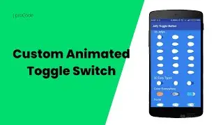 Custom animated Switch in Android Studio | proCode