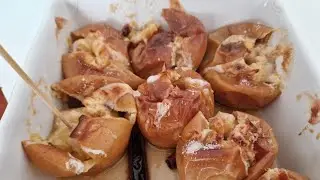 Maçãs assadas
