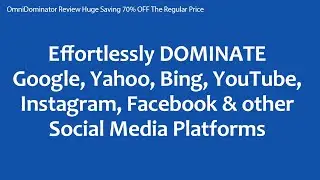 OmniDominator Review Huge Saving 70% OFF The Regular Price