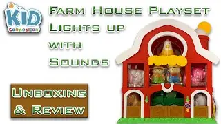 Kid Connection Farm House Play set | Lights Up With Sounds | #kidsvideo  #toyreview #unboxing