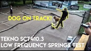 Tekno SCT410.3 Low Frequency Spring Test and A-MAIN RACE - Netcruzer RC