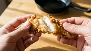 【Just Fry It】The Softest Ever! Chicken Tender Karaage You Can&rsquo;t Stop Eating
