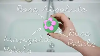 Lush Cosmetics : Secret Garden Bath Bomb Demo