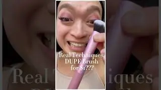 $1 REAL TECHNIQUES Brush Dupe?#affordablemakeupforbeginners #affordablemakeupproducts #makeupdupe