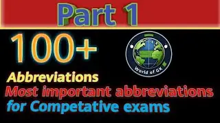 Full form of short form |most important |part 1 ppsc election commission test
