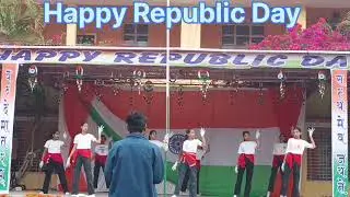 Happy Republic Day, at Saint Anthony Convent School, Sonkatch. 