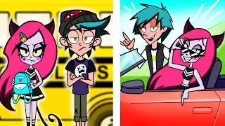 Battle of NERD vs POPULAR Student || Type of Students at School by Teen-Z House