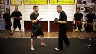 JKD Basic Pad Drills - Pt4 - Hit & Cover