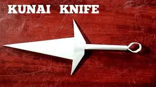kunai knife paper | origami paper knife | kunai knife paper easy