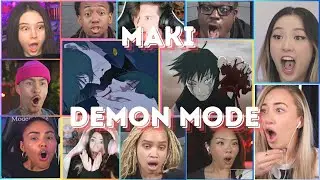 MAKI GOES DEMON MODE - JUJUTSU KAISEN SEASON 3 EPISODE 4 GIRLS REACTION MASHUP