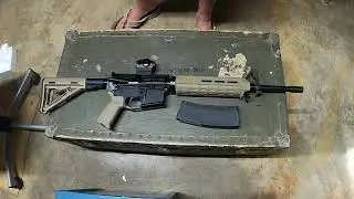 Review of Palmetto State Armory AR15 Freedom upper mid-length MOE FDE & lower PSA branded MOE FDE