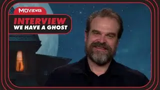 'We Have a Ghost' Star David Harbour Talks Spoofs & Goofs | Interview