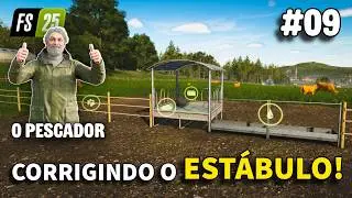 A LUZ NO FIM DO TÚNEL! Plantio de SOJA e Corrigindo o Estábulo | O PESCADOR #09 Farming Simulator 25
