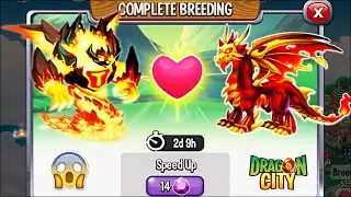 Dragon City: Flame Titan Dragon vs Zombie Flame Dragon [EXCLUSIVE BREEDING] 😱