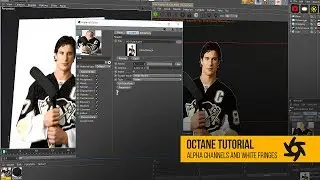 C4D Octane Quick Tip For Fixing White Fringe on Alpha Textures