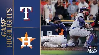 Rangers vs. Astros ALCS Game 2 Highlights (10/16/23) | MLB Highlights