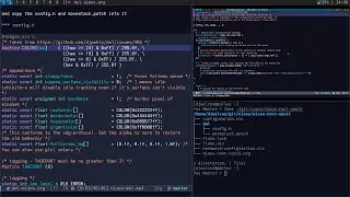 dwl on nixos with a override for config.h and patches