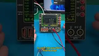 C09 tutorial demo for i2C C09 Digital Waveform Ammeter