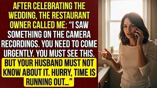 After the wedding, the owner called: “I saw the camera footage. Come immediately…”