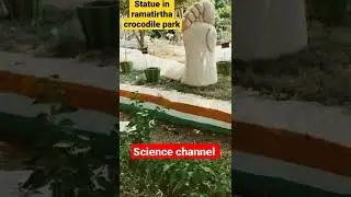 Incredible giant lying statue in India that is more than 25 feet tall @ ramatirtha crocodile project