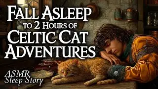 2 hours Celtic Cat ASMR Sleep Story | The Seasons and The Sages Part 1 - 3 | Native Irish Narrator
