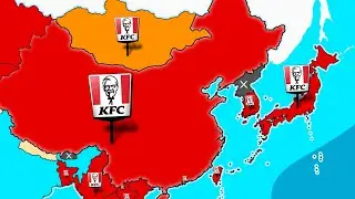Все страны с KFC и без него в 2025 году!
