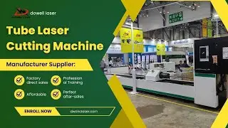 1000w CNC Tube Laser Cutting Machine Cutting Round and Square Tubes