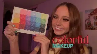 TRYING JAMES CHARLES' ARTISTY CANVAS PALETTE- as a beginner...