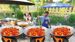 Fish Ball Master! Famous Chef Cooks 100 Kg of The Best Fish Ball With Charcoal | Thai Street Food