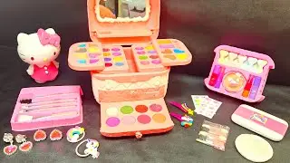 6 Minutes Satisfying With Unboxing Hello Kitty Make Up Beauty Fashion Set ASMR