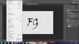 How to create watermark using photoshop cs6