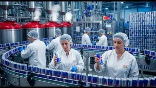 How Red Bull Is Made: Inside the Energy Drink Factory | Red Bull Factory Behind the Scenes