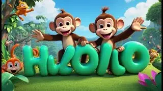 Max Monkey Says Hello | Fun Greeting Song for Kids | Nursery Rhymes in English