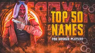 Top 50 Names For Rusher Player 🤯 | Free fire Best Names for Boys 🤯