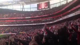 Arsenal Vs Tottenham 5-2 Great Atmosphere