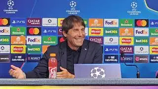 CONTE e DI LORENZO - Conferenza Stampa pre Manchester Napoli di Uefa Champions League