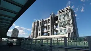 FUJI TV BUILDING in ODAIBA