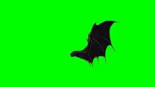 demon wings animated - greenscreen effects 2 - free use