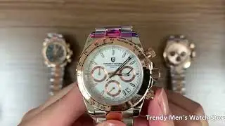 PAGANI DESIGN 2023 Mens Quartz Watches Mens VK63 Chronograph