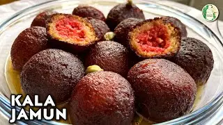 KALA JAMUN RECIPE | SOFT JUICY BEST INDIAN DESSERT RECIPE #diwalispecial #kalajamun  Sattvik Kitchen