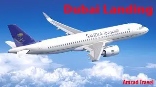 Fly Dhaka to Dubai International Airport Landing। VISION 2020 EXPO। Amzad Trade BD। Full HD
