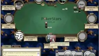 PokerStars Suckout Stepchild   (Famous Low Stac all in Skout)