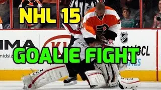 GOALIE FIGHT! NHL 15 (Demo Gameplay)
